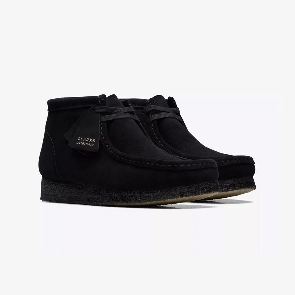 Wallabee Boot - Black Suede