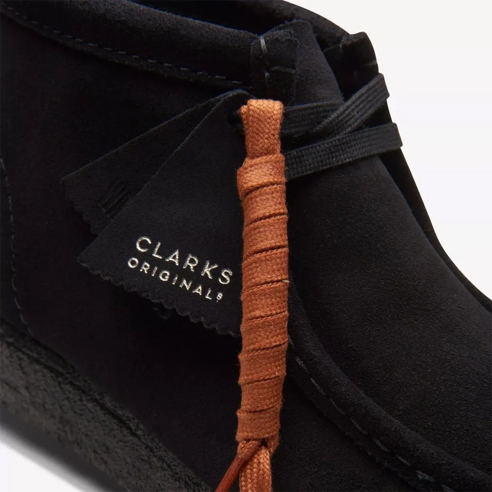 Wallabee Boot - Black Suede