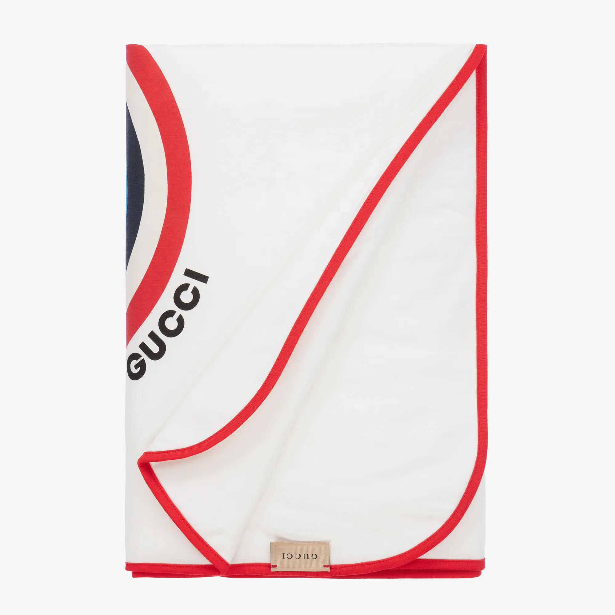 White & Red GG Blanket (80cm)