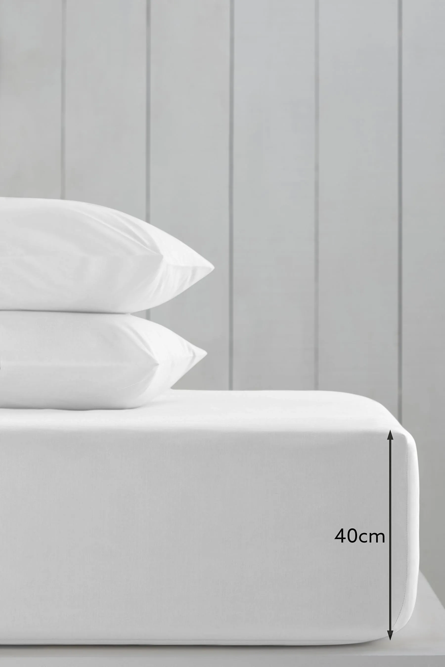 White Cotton Rich Extra Deep Fitted Sheet