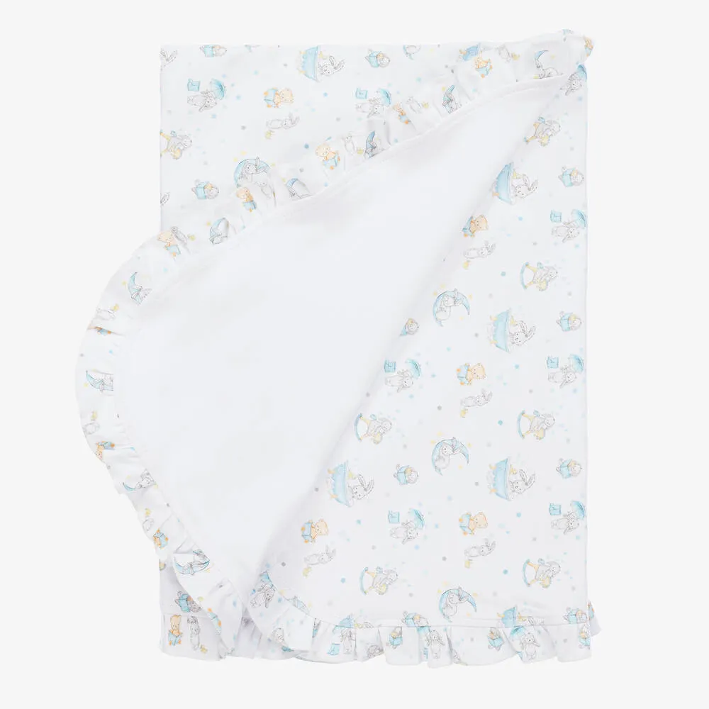 White Supima Cotton Fluffies Blanket (83cm)