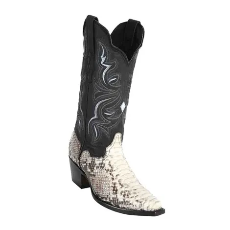 Wild West Natural Python Women's Snip Toe Cowgirl Boot