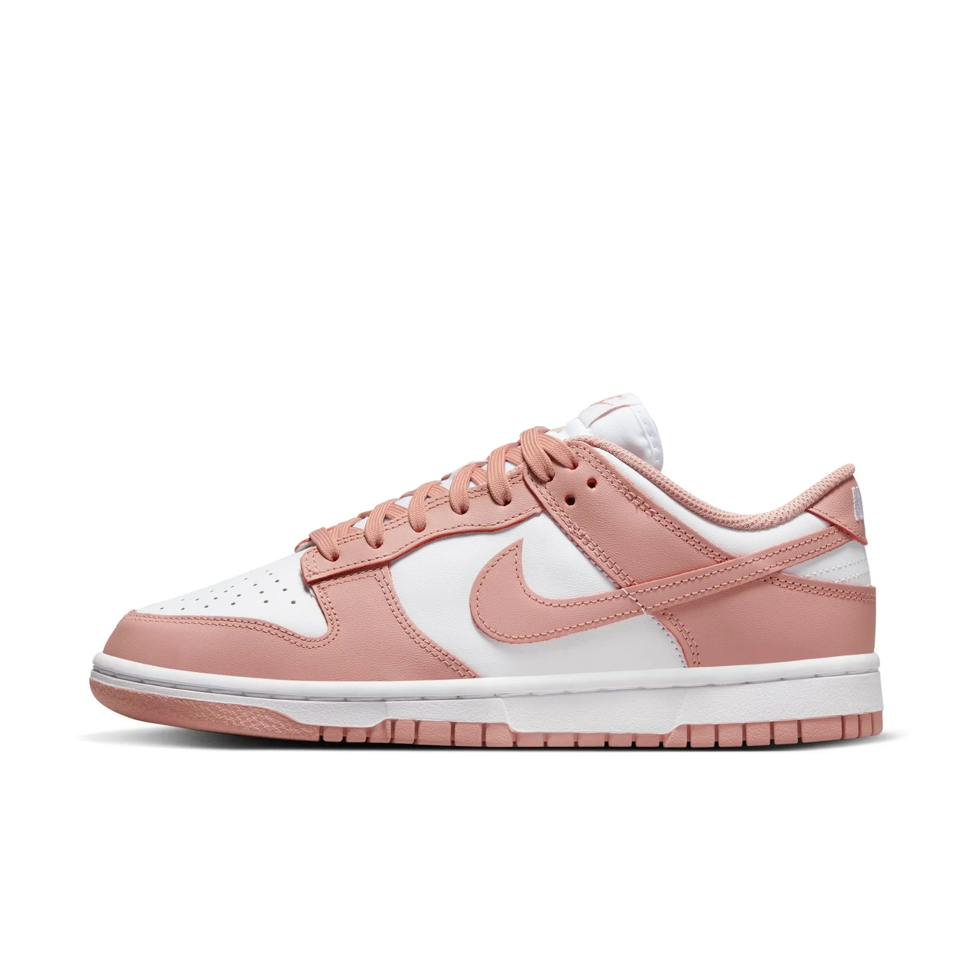 WMNS Nike Dunk Low (White/Rose/Whisper)