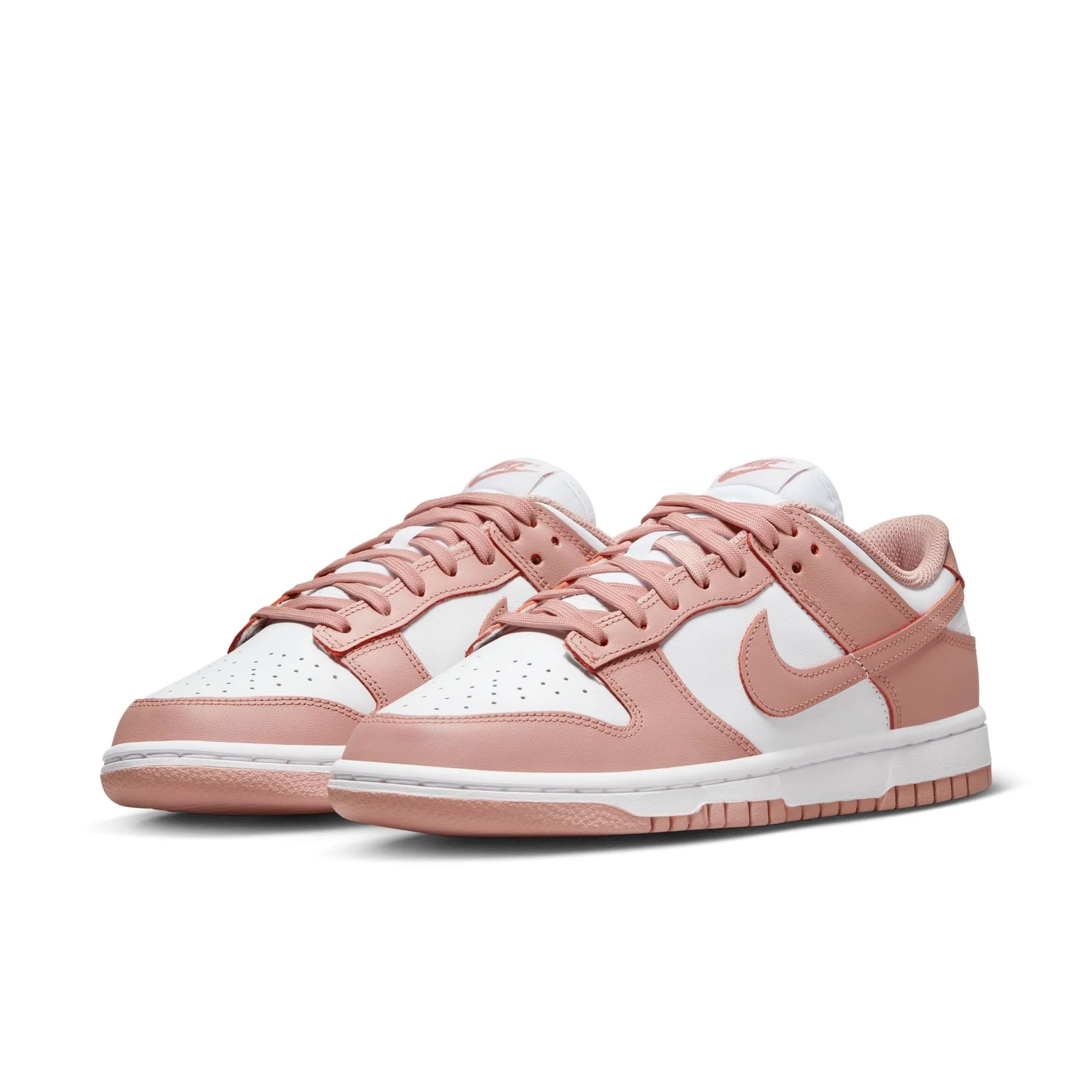 WMNS Nike Dunk Low (White/Rose/Whisper)