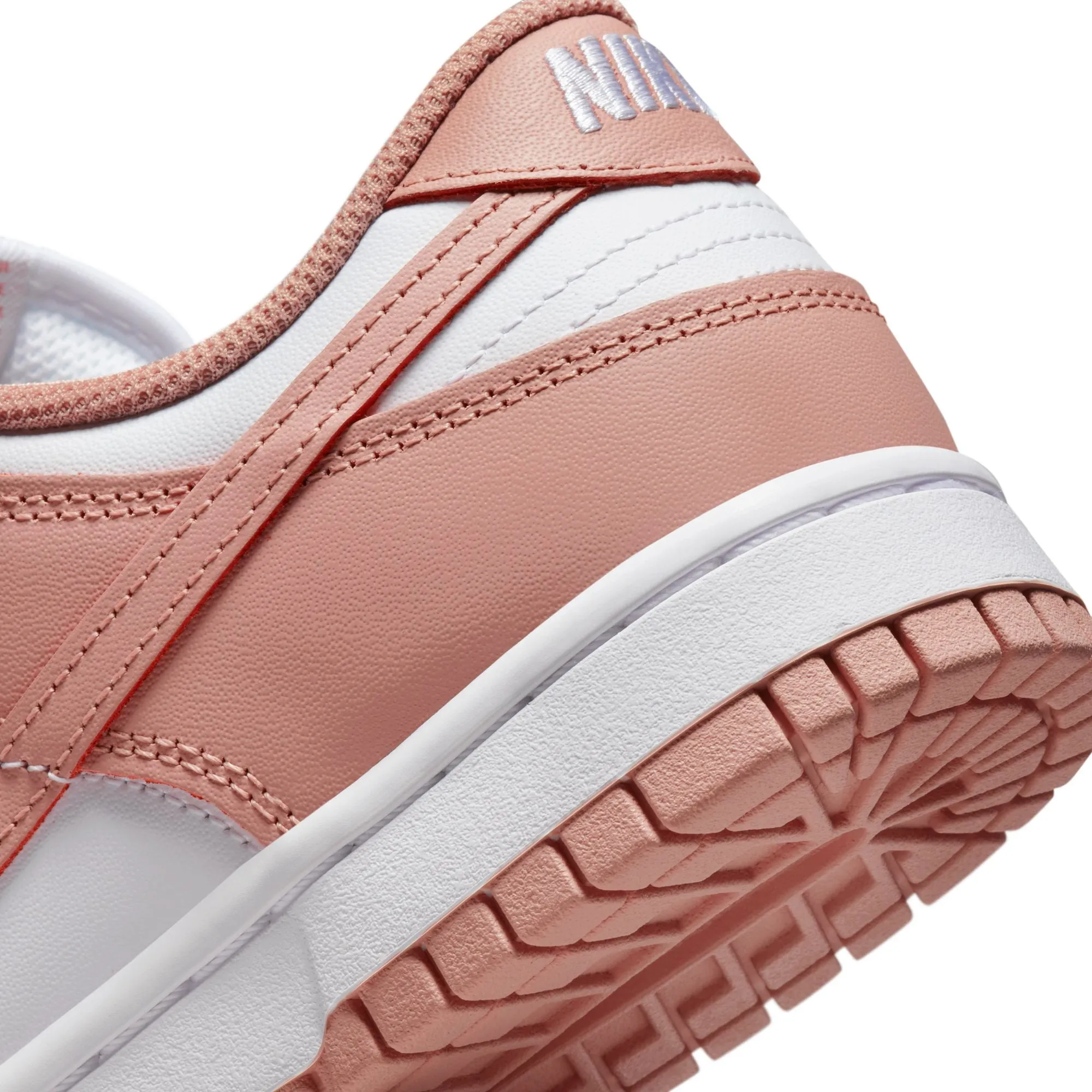 WMNS Nike Dunk Low (White/Rose/Whisper)