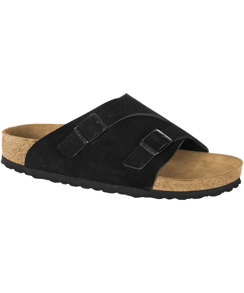 Women's Birkenstock Zürich Suede Leather Sandals - Narrow Footbed