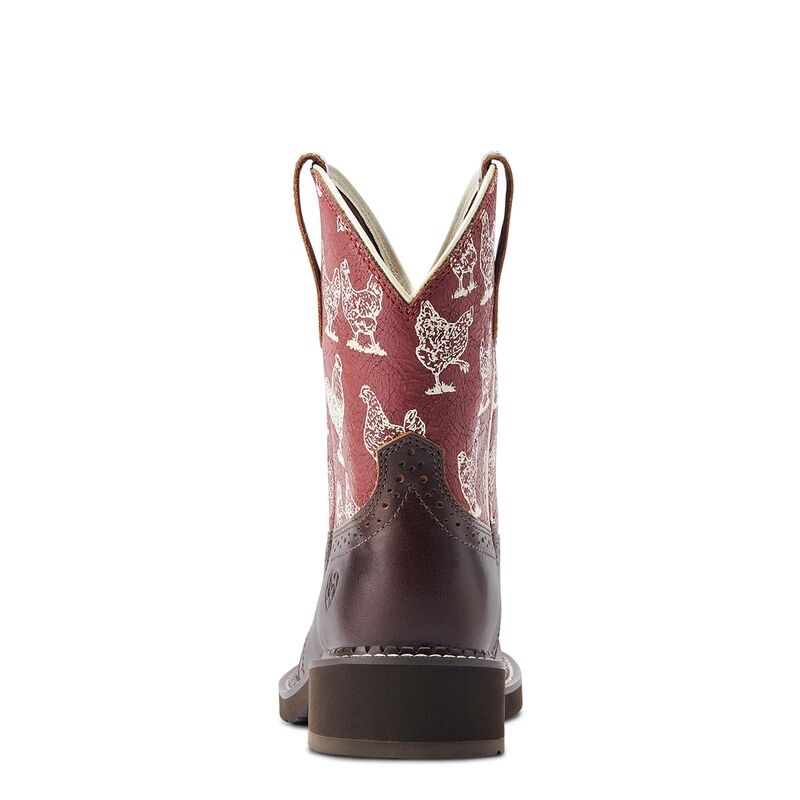 Women's Fatbaby Heritage Farrah Western Boot in Brown