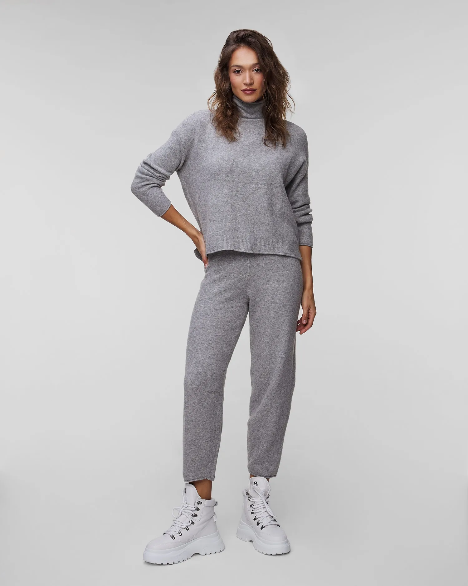 Women’s grey turtleneck Deha D12211-43800