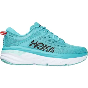 Women's Hoka Bondi 7 Aquarelle/Eggshell Blue Mesh