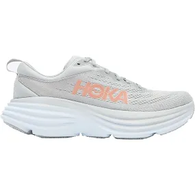 Women's Hoka Bondi 8 Harbor Mist/Lunar White Mesh