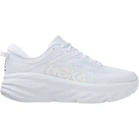 Women's Hoka One One Bondi 7 White/White Mesh