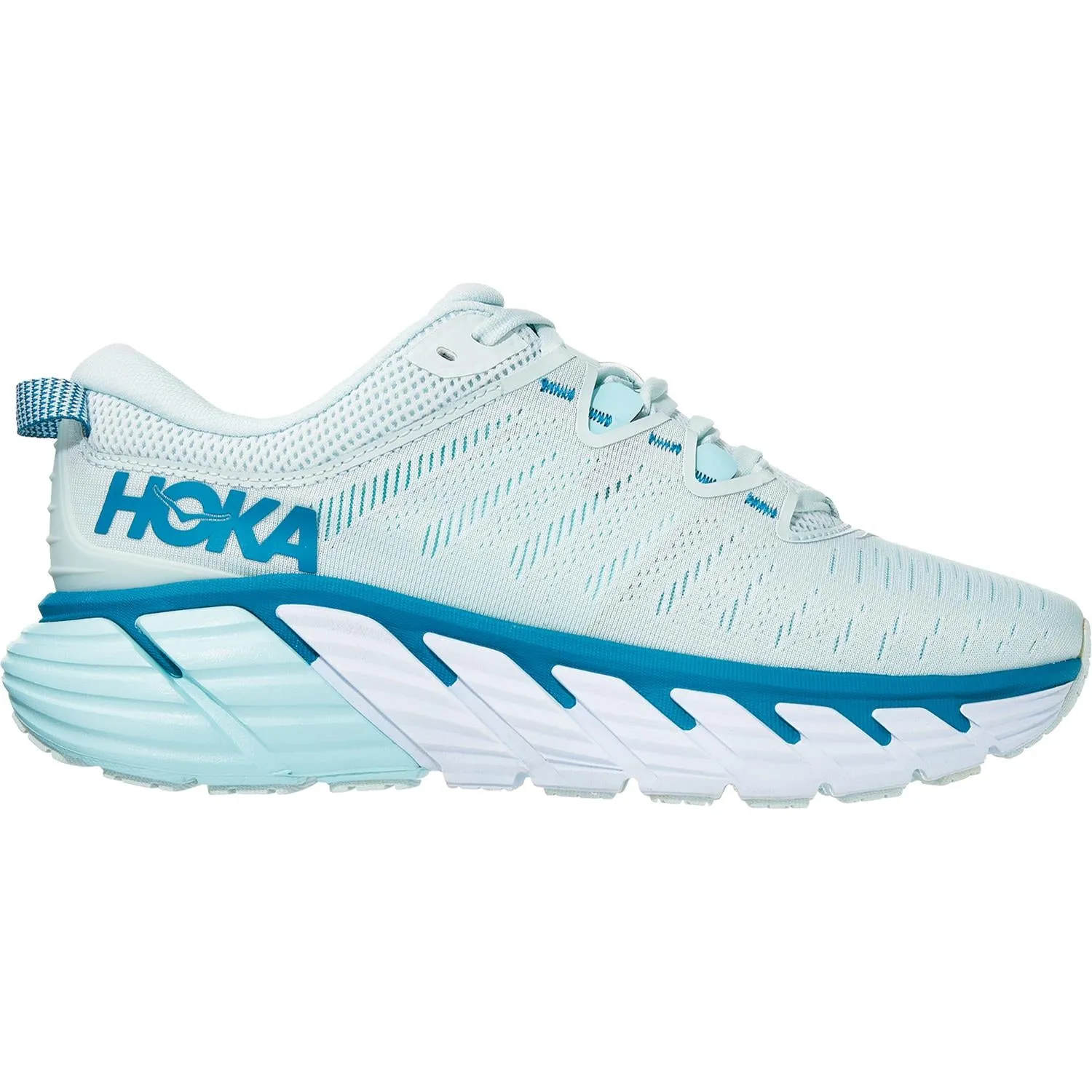 Women's Hoka One One Gaviota 3 Morning Mist/Blue Tint Mesh