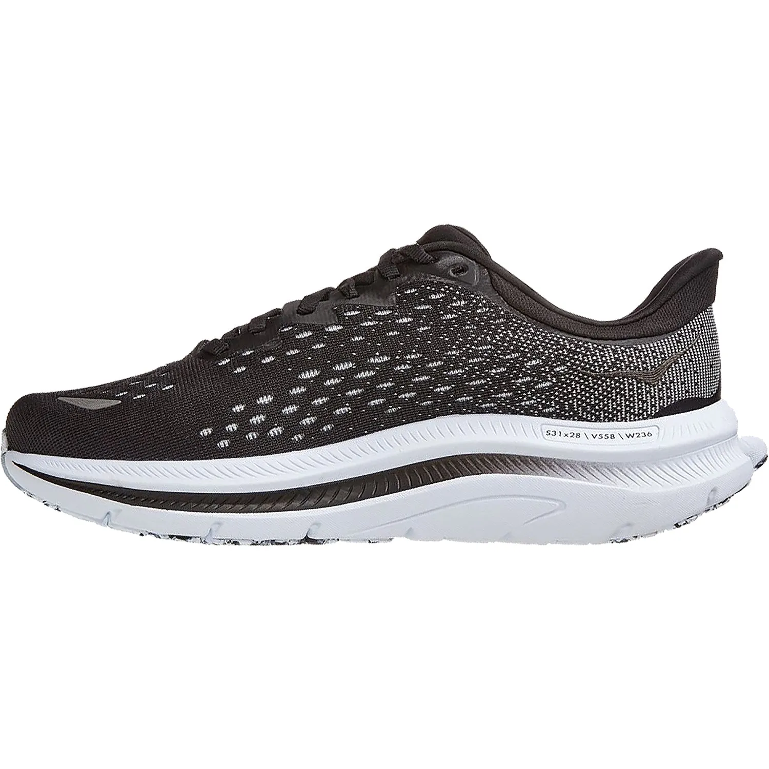 Women's Hoka One One Kawana Black/White Mesh