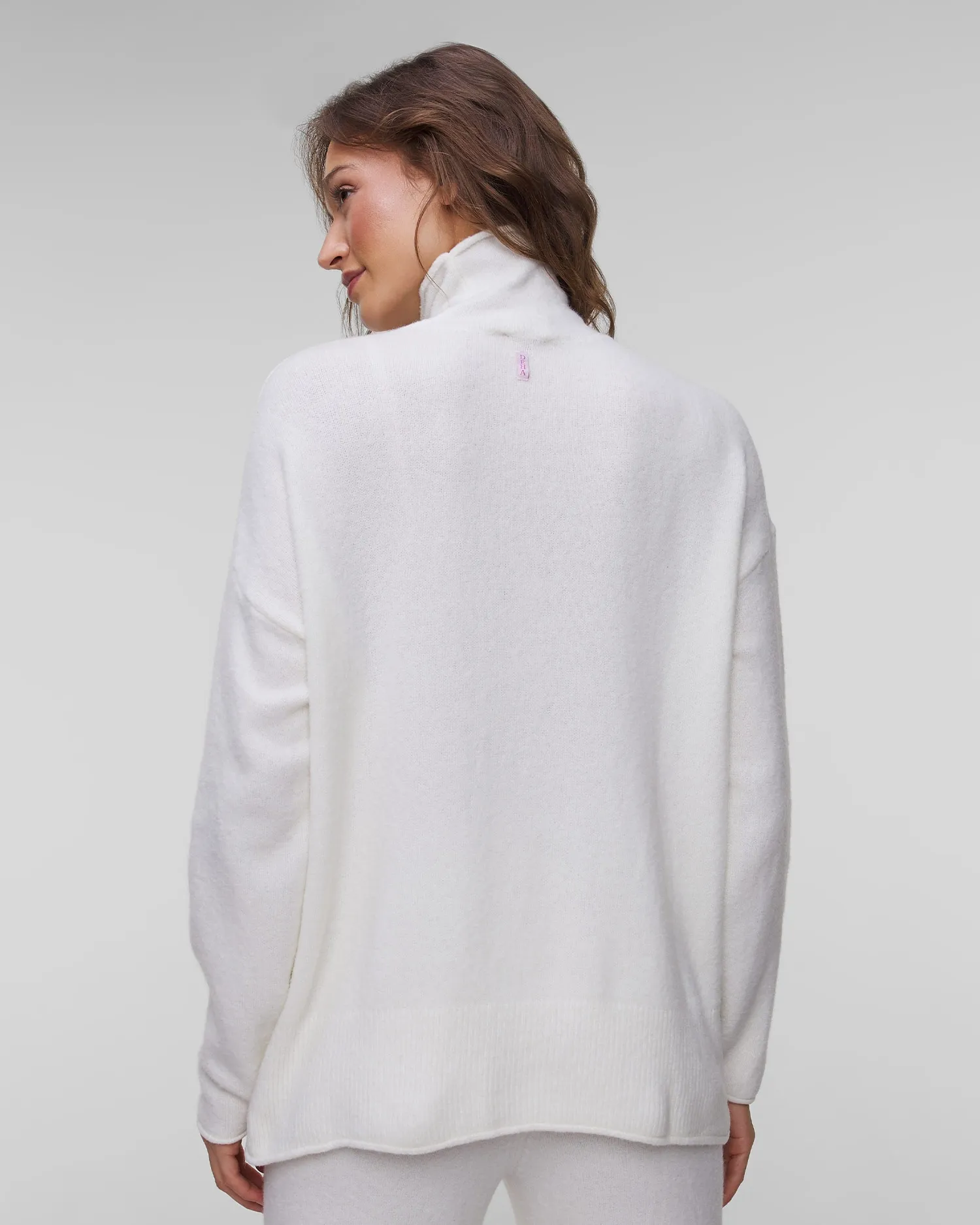 Women’s white turtleneck Deha D12211-18001