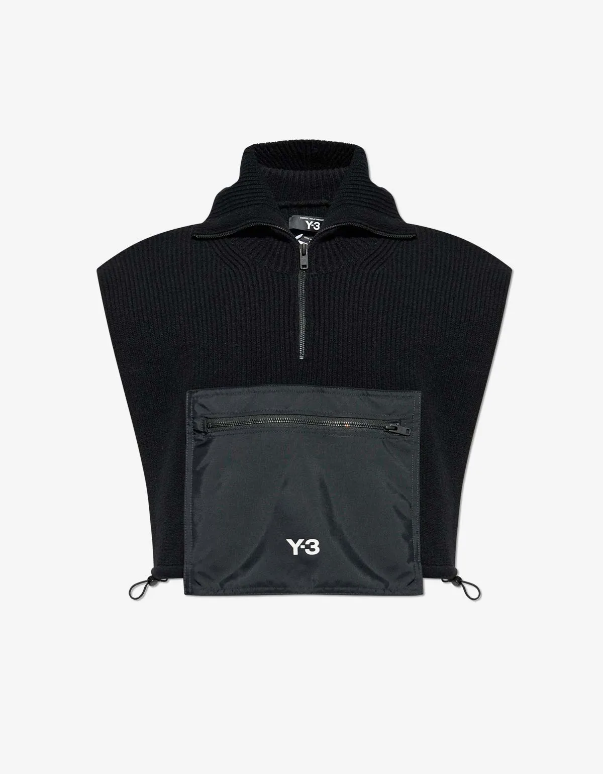 Y-3 Black Hooded Vest