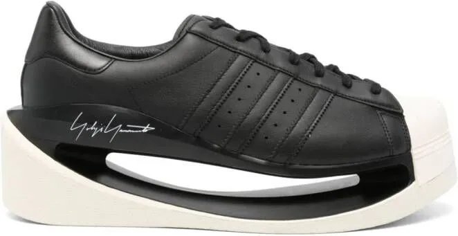 Y-3 Gendo Superstar leather sneakers Black