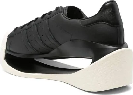 Y-3 Gendo Superstar leather sneakers Black