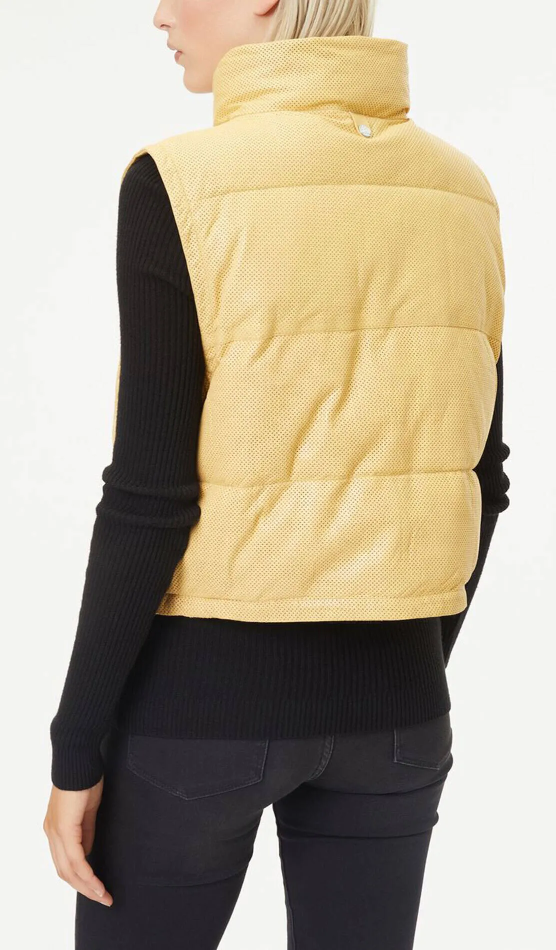 Yellow “ellice” sleeveless vest