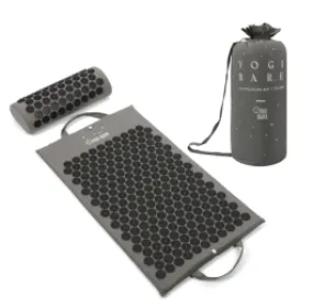 Yogi Bare Acupressure Mat and Pillow Set in Grey